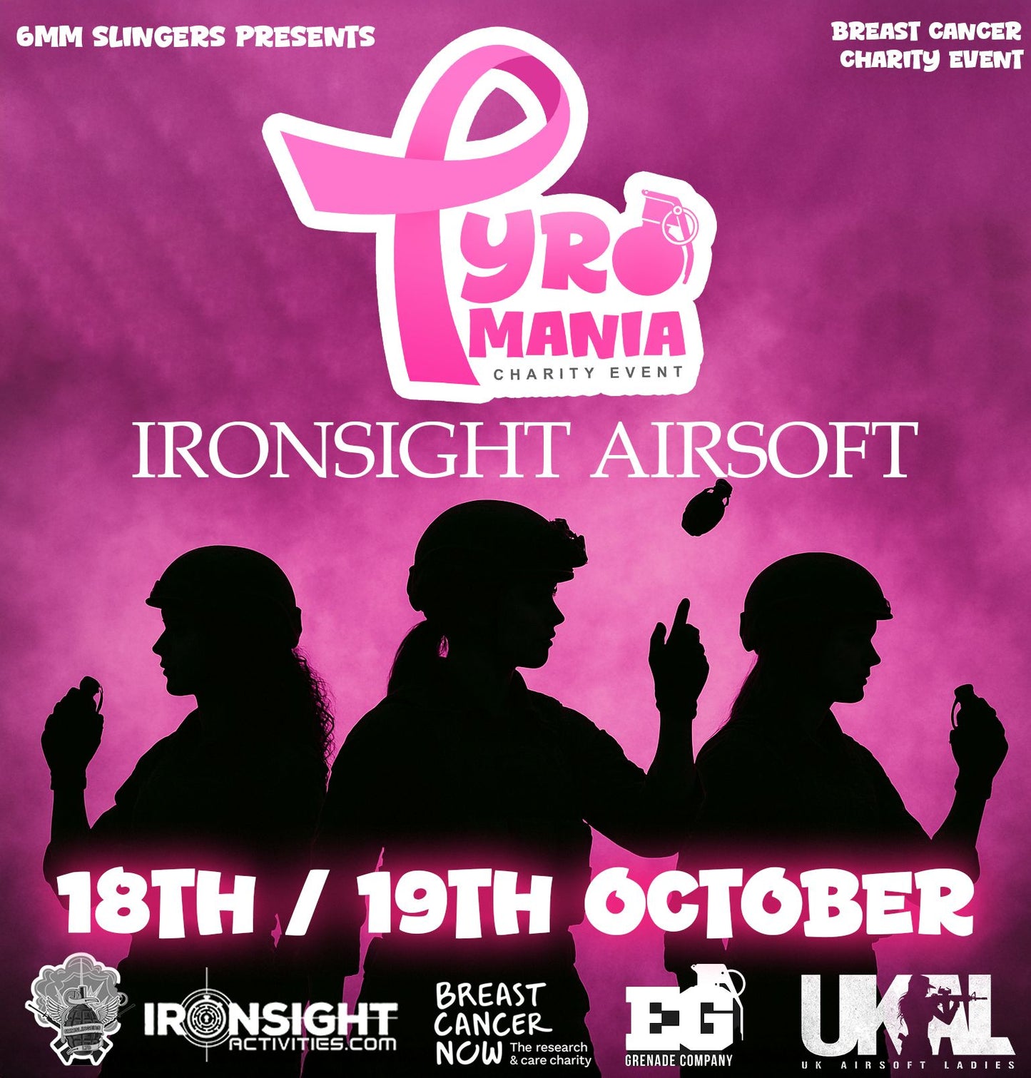 Pyromania Charity Game 18th October 2025
